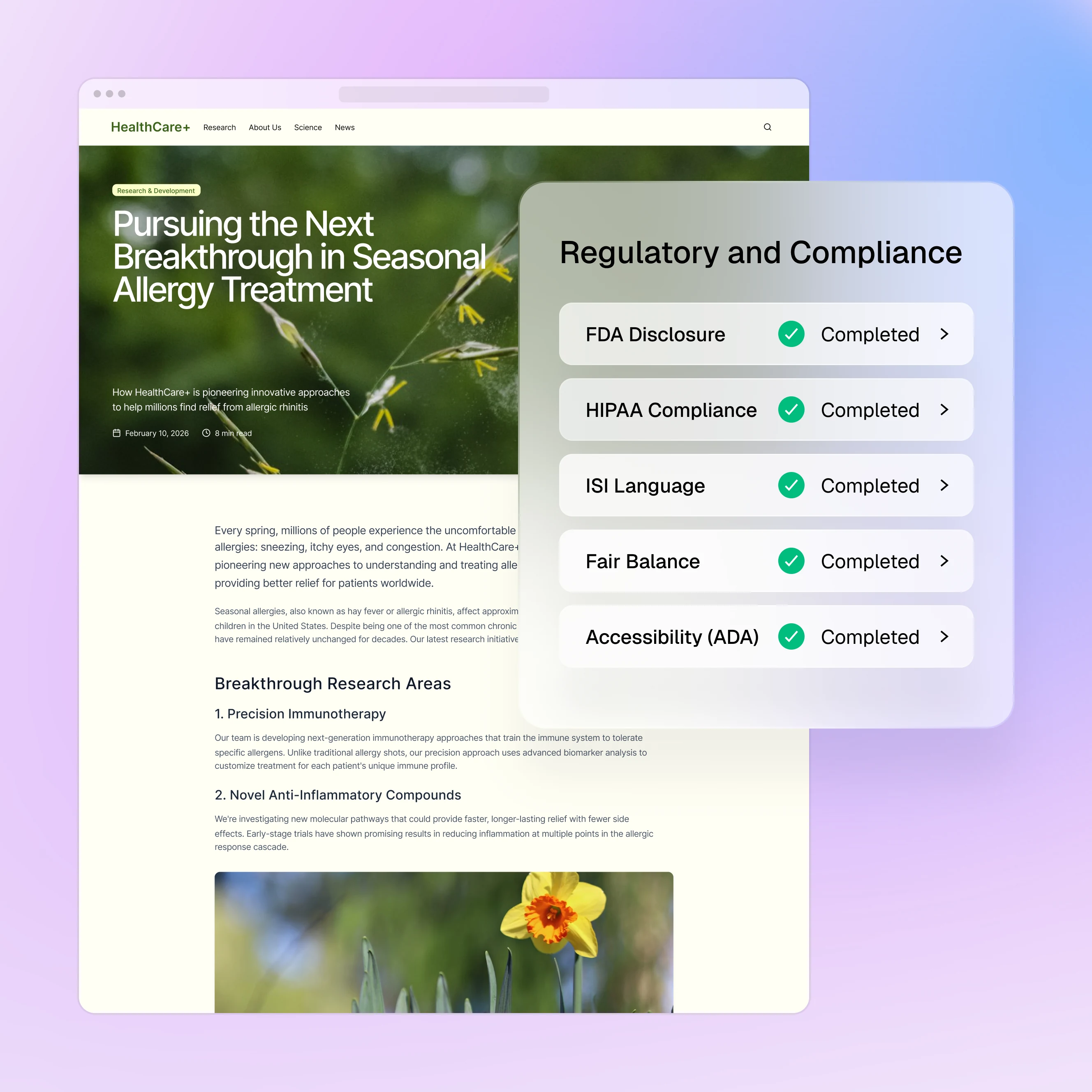 Healthcare member experience workflow